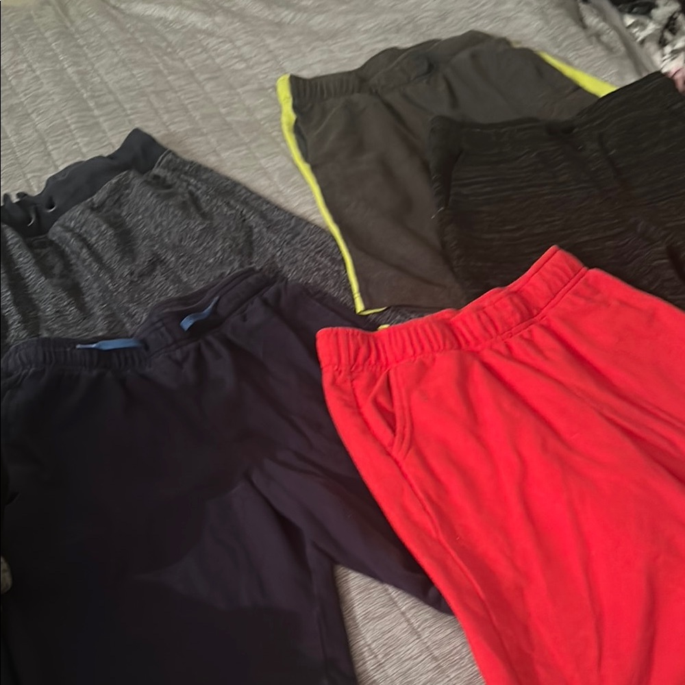 Kids Multi-Pack Bottoms - Red, Gray, Black Size 14/16